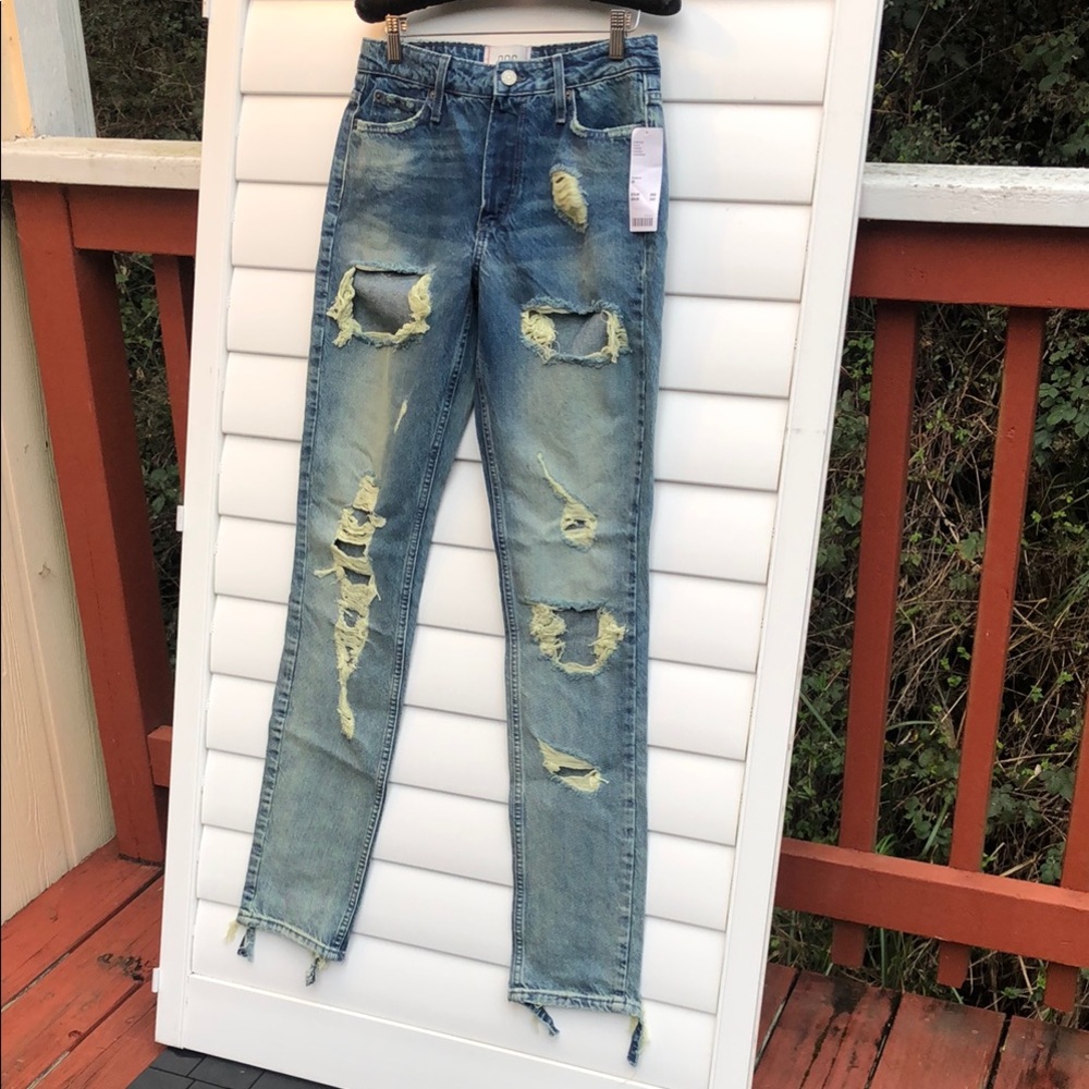 NWT Urban Outfitters Blue Straight Leg Jeans - Picture 4 of 16